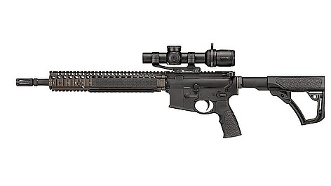 Vortex Strike Eagle 1-10x24 FFP Belyst EBR-8 MRAD Kikarsikte - bild 3 av 7