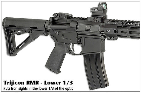 Midwest Montage QD Trijicon RMR Lower 1/3 Picatinny - bild 4 av 4