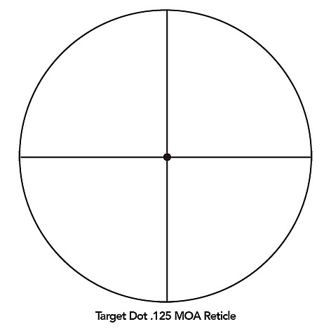 Sightron SII Target 36x42 AO SFP Target Dot .125 MOA Kikarsikte - bild 3 av 3