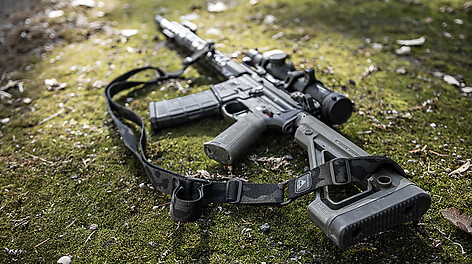 Grovtec QS 2-Point Sabre Sling QD Swivel Vapenrem MultiCam Svart - bild 3 av 3