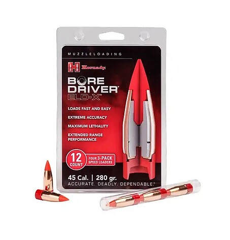 Hornady Bore Driver ELD-X 45 Cal (.449) 280gr 12/Box - bild 3 av 3