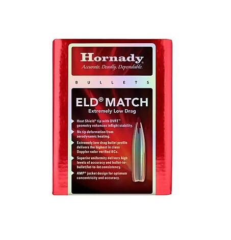 Hornady ELD Match Bullets 6.5mm (.264) 140gr 500/Box - bild 3 av 3