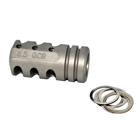 Precision Reflex MSTN Straight QC Brake 6.5mm 5/8-24 Silver