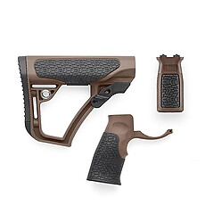 Daniel Defense Buttstock Pistolgrepp M-LOK Combo Brun