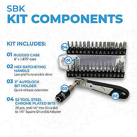 Boorka Tools Screwdriver Bits Kit - bild 2 av 6