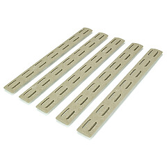 Bravo Company Rail Cover KeyMod 140mm 5-pack FDE