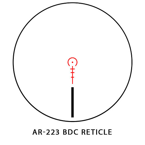 Sightmark Core 2.0 TX 1-4x24 SFP Belyst AR556 Kikarsikte - bild 7 av 8