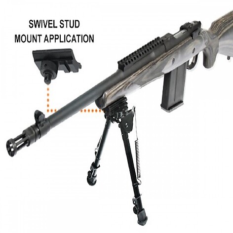 Leapers UTG Tactical OP Bipod QD Lever Mount 203-315mm - bild 7 av 7