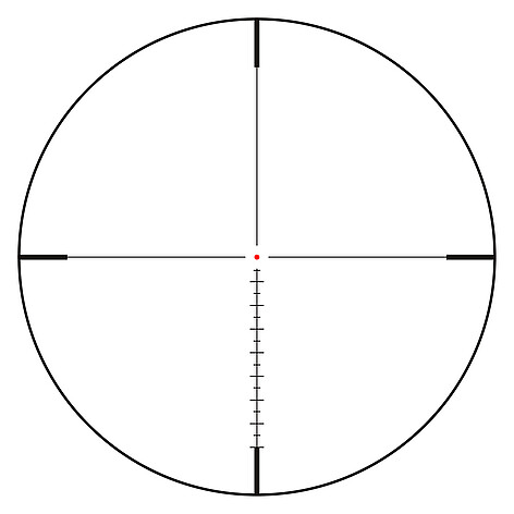 GPO Spectra 6X 1.5-9x44 Belyst SFP G4i Drop Kikarsikte - bild 3 av 3