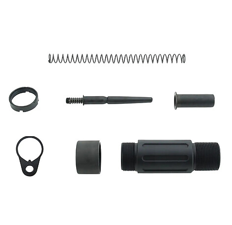 Tacfire Short Pistol AR Buffer Tube Kit QD End Plate