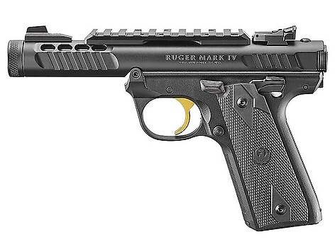 Ruger MKIV 22/45 Lite Svart Anodiserad .22LR Pistol - bild 2 av 2