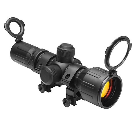 NcSTAR Compact Rubber Tactical 3-9x42 P4 Sniper Kikarsikte - bild 4 av 7