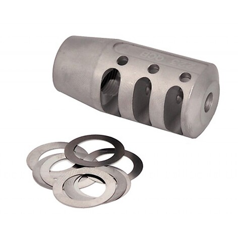 Precision Reflex MSTN QC Brake 5.56mm .223 1/2-28 Silver