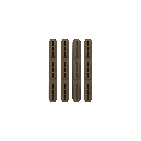 B5 Systems M-LOK Rail Cover 4-pack Brun - bild 4 av 4