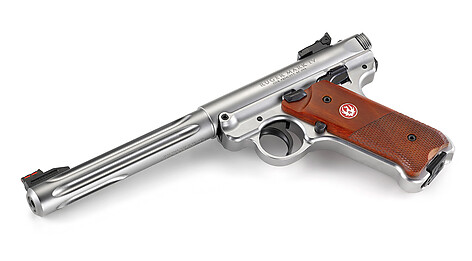 Ruger MKIV Hunter .22 LR Rostfri Pistol - bild 4 av 6