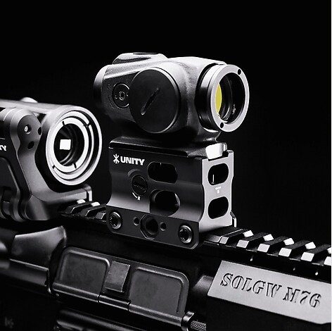 Unity Tactical FAST Micro-SB Picatinny H: 57mm Svart - bild 2 av 3
