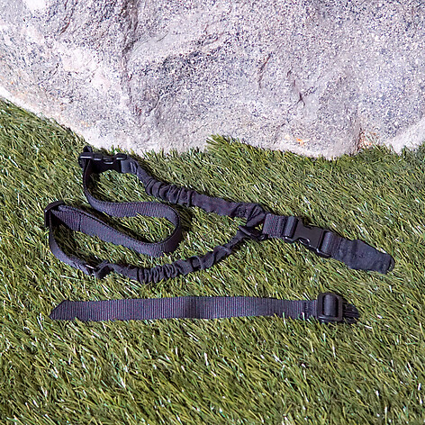 AIM Sports One Point Bungee Heavy Duty Vapenrem Svart - bild 4 av 4