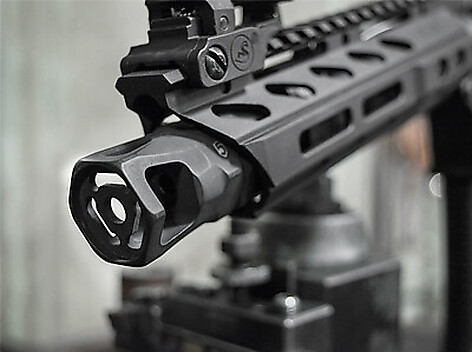 Phase 5 Littleboy Hex Muzzle Brake 1/2-28 5.56x45mm NATO - bild 2 av 3