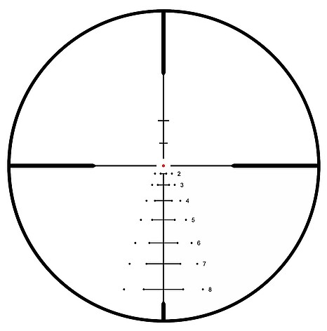 Bushnell R5 3-9x50 SFP Belyst Crossbow DOA Kikarsikte - bild 2 av 5