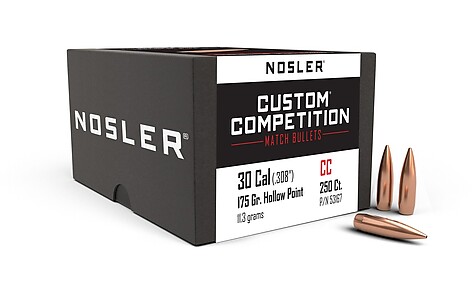 Nosler Custom Competition HPBT .30 175gr 250/Box - bild 2 av 2