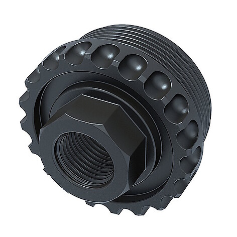 Lantac ADC HUB Titanium 1/2x28