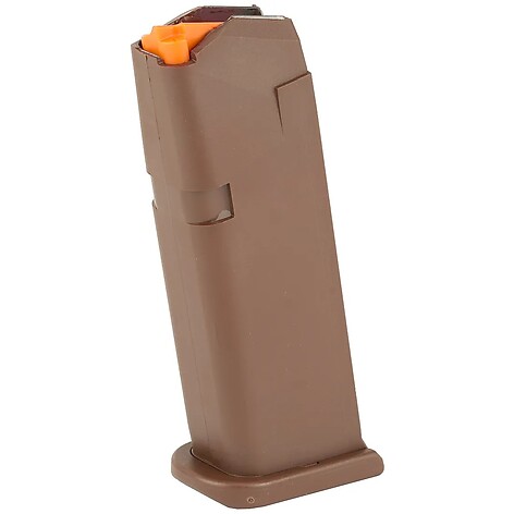 Glock G19/26 Gen5 9mm Luger 15 Skott Magasin FDE