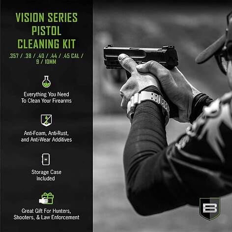 Breakthrough Clean Vision Pistol Cleaning Kit 357/.38/40/.44/.45 - bild 5 av 5