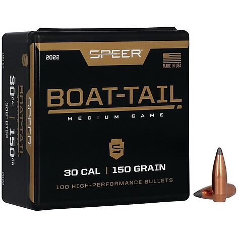 Speer Boat-Tail Rifle Bullet .308 Caliber 150gr 100/Box - bild 2 av 2