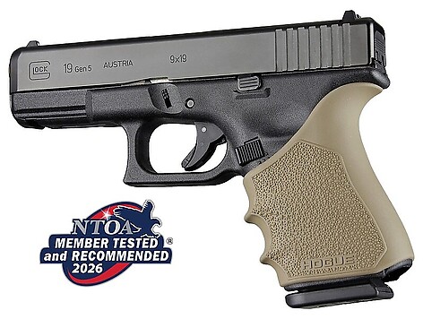 Hogue HandALL Beavertail Glock 19/23/32/38 Vapengrepp FDE - bild 2 av 2