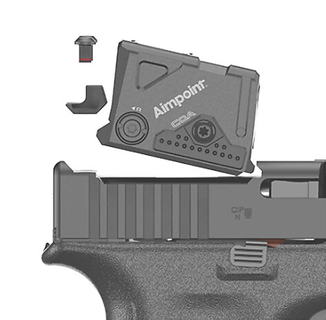 Glock 43X A-Cut COA FS 9x19 Combo Pistol - bild 3 av 4