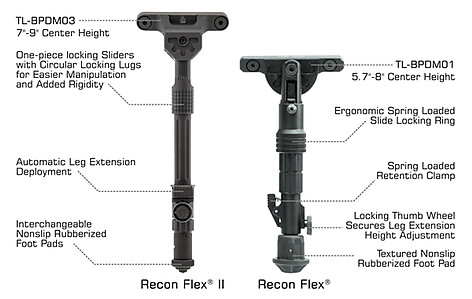 Leapers UTG Recon Flex II M-LOK Bipod 18-23cm - bild 3 av 6