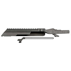 Midwest AK Alpha Railed Top Cover Svart