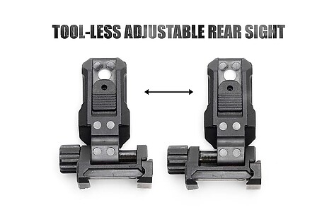 Strike Industries Polymer Backup Sights Svart - bild 7 av 7