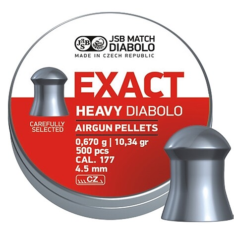 JSB Exact Heavy 4.52mm - 0.670g