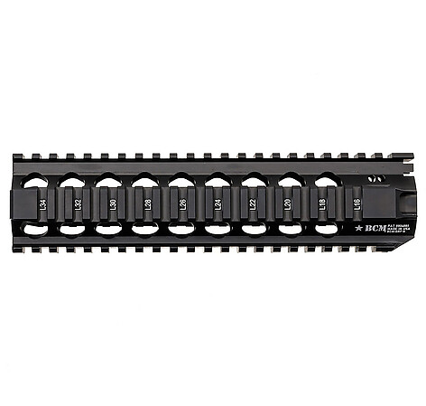 Bravo Company QRF-9 Quad Rail 235mm Handguard Svart
