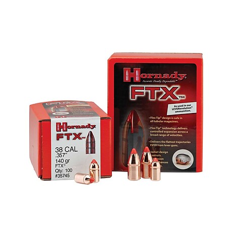 Hornady FTX Rifle Bullets 338 Cal (.338) 200gr 100/Box - bild 2 av 3