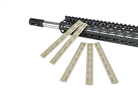Bravo Company Rail Cover KeyMod 140mm 5-pack FDE - bild 2 av 3