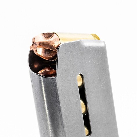 Wilson Combat 1911 Commander .45 ACP 7 Skott Silver - bild 3 av 4