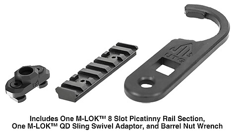Leapers UTG Pro AR15 Super Slim Free Float 330mm Handguard - bild 6 av 6