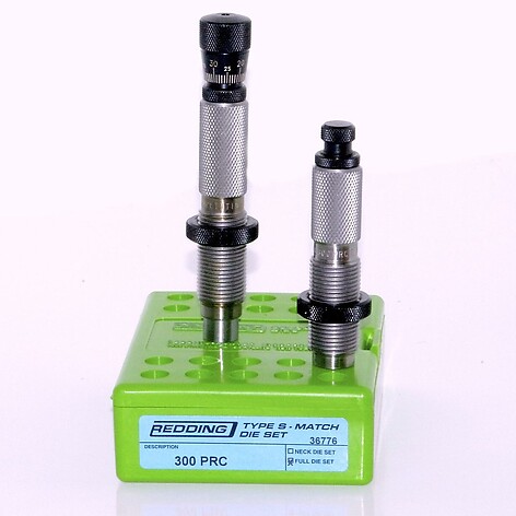 Redding Type S Match Bushing Full Die Set .300 PRC - bild 4 av 4