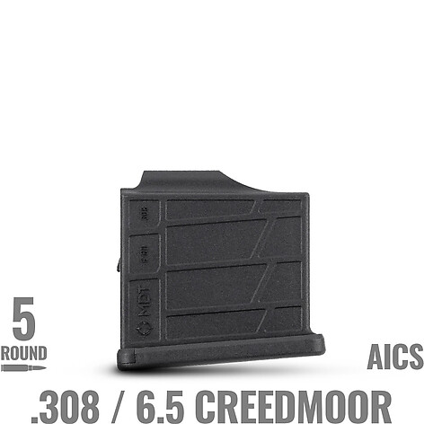 MDT AICS .308/6.5 Creedmoor 5 Skott Magasin Polymer - bild 2 av 4