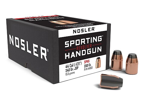 Nosler Sporting Handgun JSP .44 240gr 250/Box - bild 2 av 4