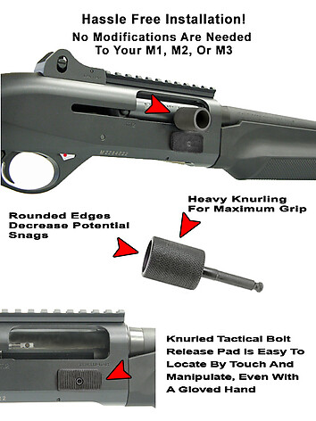 GG&G Taktiskt Bulthandtag Benelli M1, M2, M3 - bild 2 av 2