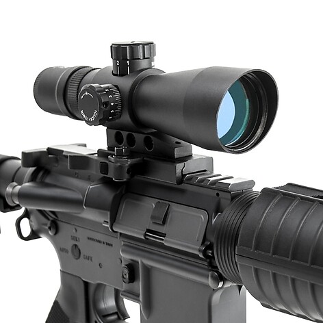 NcSTAR Mark III Tactical 3-9x42 Gen II Belyst Mil-Dot - bild 6 av 10