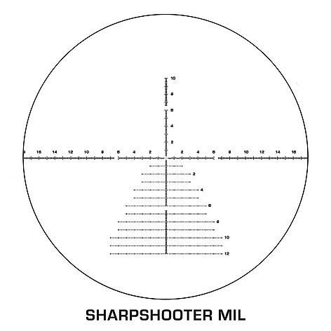 Swampfox Patriot 6-24x50 SF FFP Sharpshooter MIL Kikarsikte - bild 9 av 10