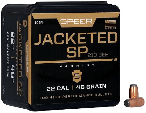 Speer Varmint JSP .224 Caliber 46gr 100/Box - bild 2 av 2