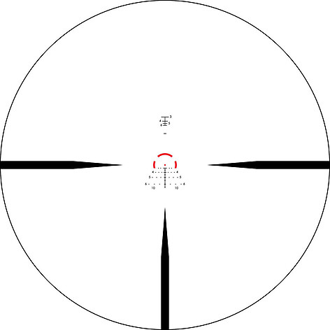 Vortex Strike Eagle 1-8x24 SFP Belyst AR-BDC3 Kikarsikte - bild 2 av 10