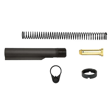 Tacfire AR-15 Buffer Tube Kit Standard End Plate Mil-Spec