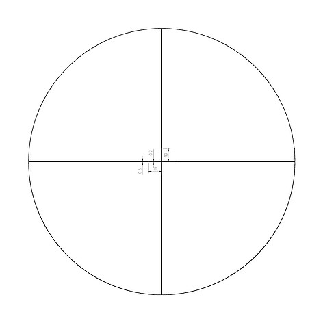 Riton Optics 3 Primal 3-9x40 EER SFP Belyst Duplex Kikarsikte - bild 6 av 8