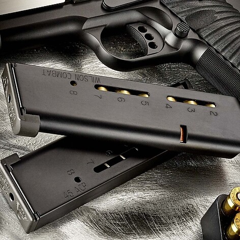 Wilson Combat 1911 Elite Tactical Low .45 ACP 8 Skott Svart - bild 3 av 4